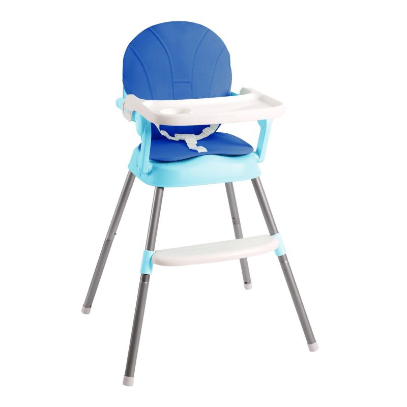 Combo Silla bebe 3 en 1 Celeste +  Funda Azul
